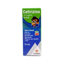 [7704412118898] Cetirizina 10mg/ml Gotas  Oral Frasco x 15 Ml (Memphis)