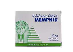 [7704412854079] Diclofenaco 50 Mg Caja x 30 Tabletas (Memphis)