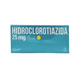 [7703038050261] Hidroclorotiazida 25 Mg Caja x 400 Tabletas (Laproff)