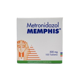 [7704412827561] Metronidazol 500mg Tabletas Caja x 100 (Memphis)