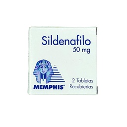 [7704412179295] Sildenafilo 50mg Tabletas Caja x 2 (Memphis)