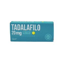 [7703038594116] Tadalafilo 20mg Caja x 4 Tabletas (Laproff)