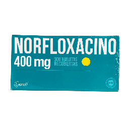 [7703038066613] Norfloxacino 400mg Caja x 300 Tabletas (Laproff)