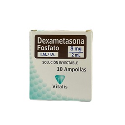 [7707236122867] Dexametasona 8mg Ampolla Caja x 100 (vitalis)