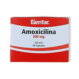 [7702605100309] Amoxicilina 500 Mg Caja x 50 Capsulas (Genfar)