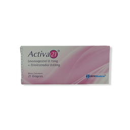 [7707274721053] Activa 21 (Levonorgestrel+etinilestradiol) Caja x 21Tabletas(Bcn)