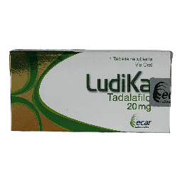 [7702184620014] Ludika(tadalafilo)20mg Caja x 1 Tableta(Ecar)