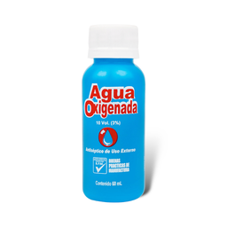 [7706659500160] Agua Oxigenada 10 Vol. Loción Frasco x 60ml (Coaspharma)