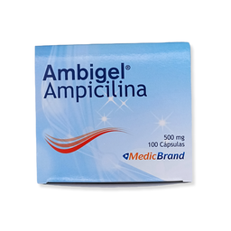 [7703712020139] Ambigel (Ampicilina) 500 Mg Caja x 100 Capsulas (MedicBrand)