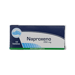 [7703712030459] Naproxeno 250 mg Caja x 10 Tabletas (Coaspharma)