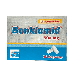 [7707019313123] Benklamid (Lincomicina) 500 Mg Caja x 20 Capsulas (Bioquifar)