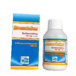 [7707019312843] Bacmicine (Sultamicilina) 250 Mg/5Ml Suspension Frasco x 100 Ml (Bioquifar)