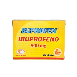 Buprofen (Ibuprofeno) 800 Mg Caja X 20 Tabletas (Labquifar) | Farmauno