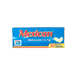 [7707019337105] Mexican(Meloxicam)7.5 Mg Caja x 30 Tabletas(Bioquifar)