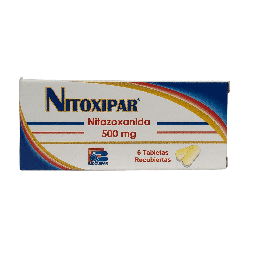 [7707019344202] ​Nitoxipar (Nitazoxanida) 500 Mg Caja x 6 Tabletas (Bioquifar)