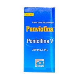 [7707019312713] ​Penviotina (Penicilina) 5 Gr Polvo Suspension Oral  Frasco x 100 Ml (Bioquifar)