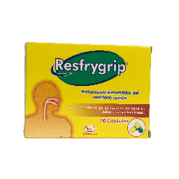 [7707019420722] Resfrygrip (Acetaminofen+Fenilefrina+Cetirizina+Cafeina) Caja x 10 Capsulas (Labquifar)