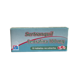 [7707019380606] ​​Sertranquil (Sertralina) 100 Mg Caja 10 Tabletas (Bioquifar)