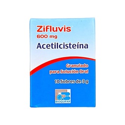 [7707019350906] Zifluvis (Acetilcisteina) 600 Mg Caja x 10 Sobres (Bioquifar)