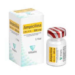 [7707236122010] Ampicilina 500 Mg Polvo Solucion Inyectable Emp X 1 Und (Vitalis)