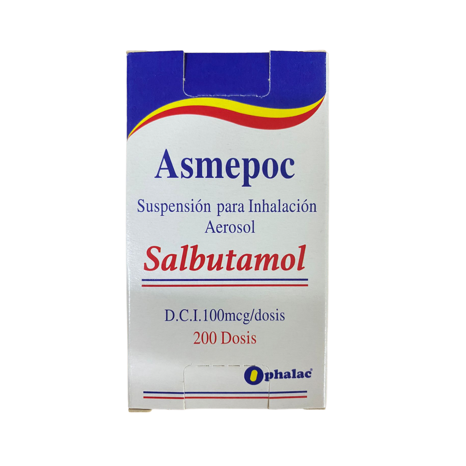 salbutamol de 100 mcg