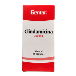 [7705959012939] Clindamicina 300 Mg Caja x 24 Capsulas Und (Genfar)