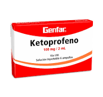 [7702605101825] Ketoprofeno 100Mg/2Ml Sol Iny Caja x 6 Ampollas Und (Genfar)