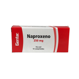 [7702605101931] Naproxeno 250 Mg Caja x 10 Tabletas Und (Genfar)